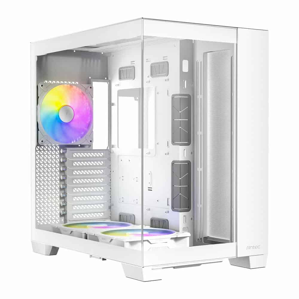 Antec C8 ARGB Full Tower Tempered Glass PC Gaming Case White